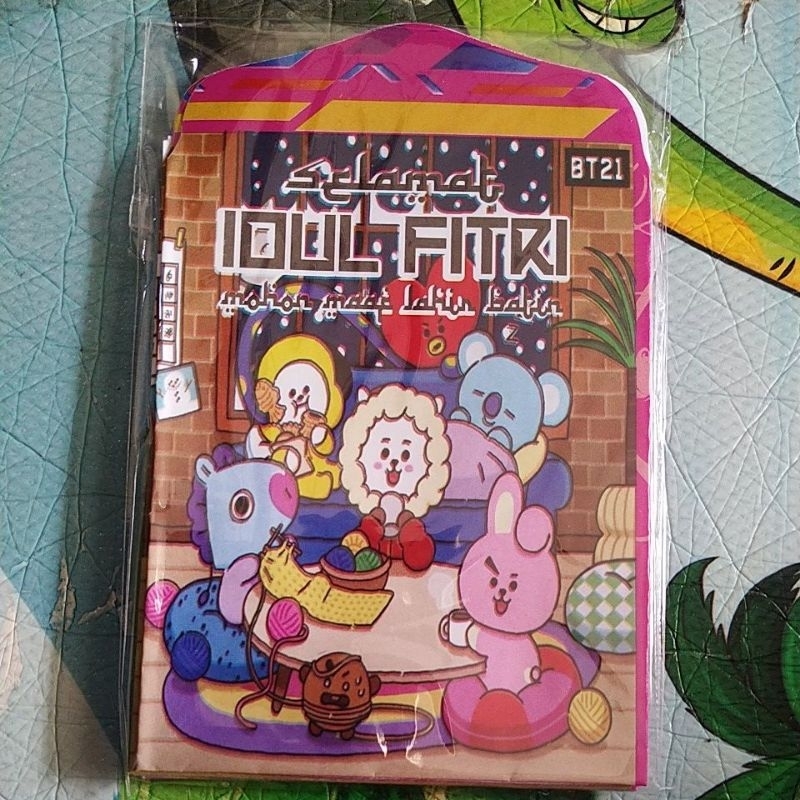 

angpau lebaran motif bts