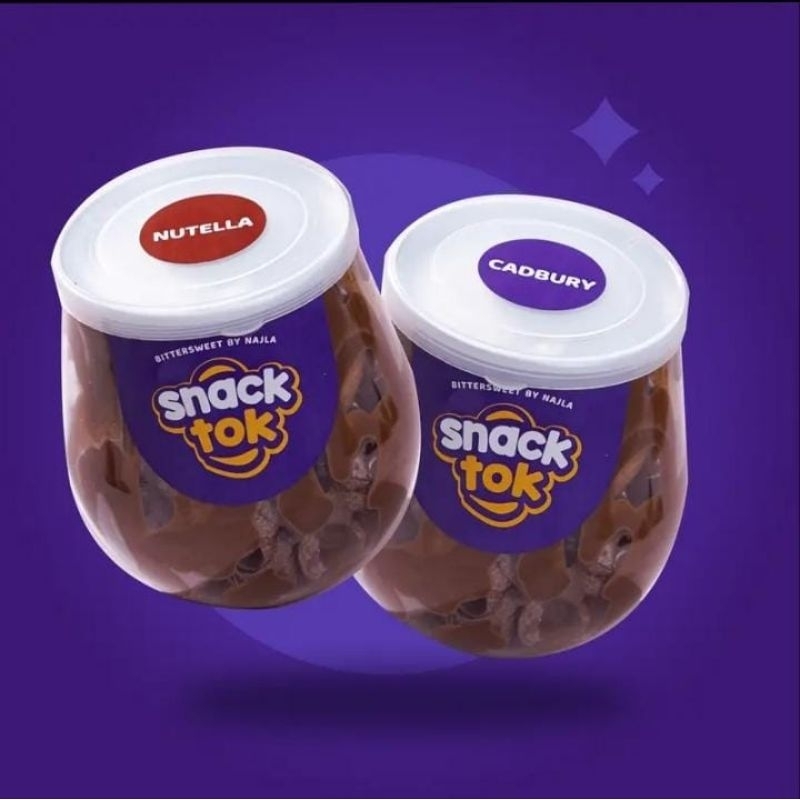 (READY) Snacktok by najla/Snacktok Cadbury/Snacktok Nutella/Snacktok Matcha