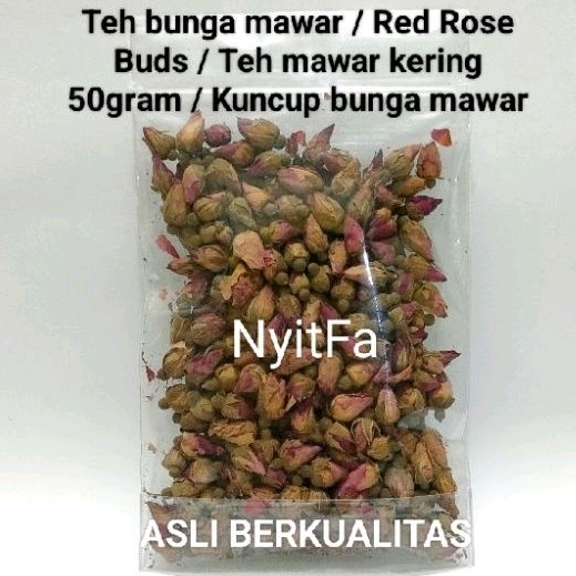 

Teh bunga mawar kuncup / Red Rose Buds / Teh mawar kering / Kuncup bunga mawar 50gram