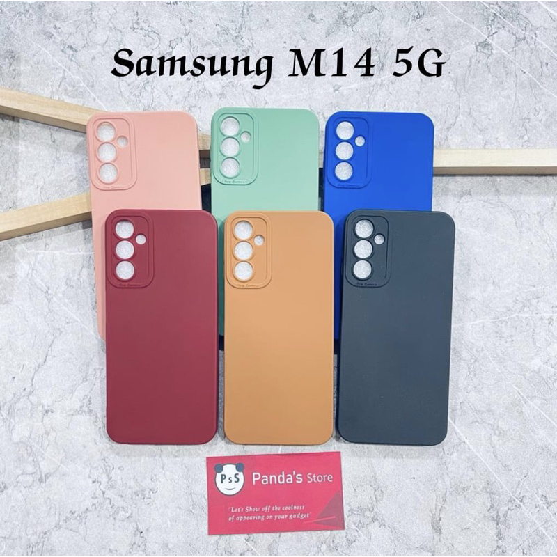 Softcase Pro Camera Samsung M14 5G Candy Case Full Color 3D Silikon TPU