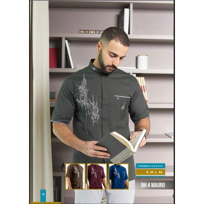 Baju koko NIZAR bordir 2023 reguler NH 4 MAURO