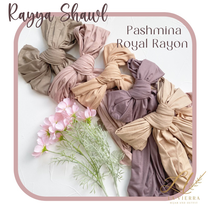 La Vierra Pashmina Royal Rayon | Rayya Shawl