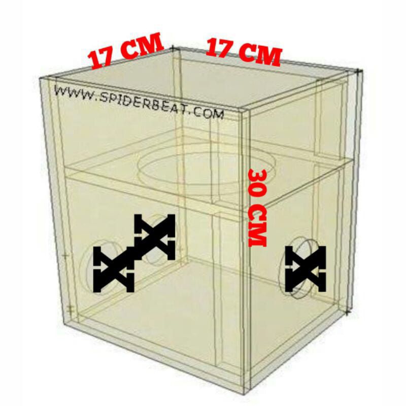 potongan box bazoka mini tebal triplek 9 mm