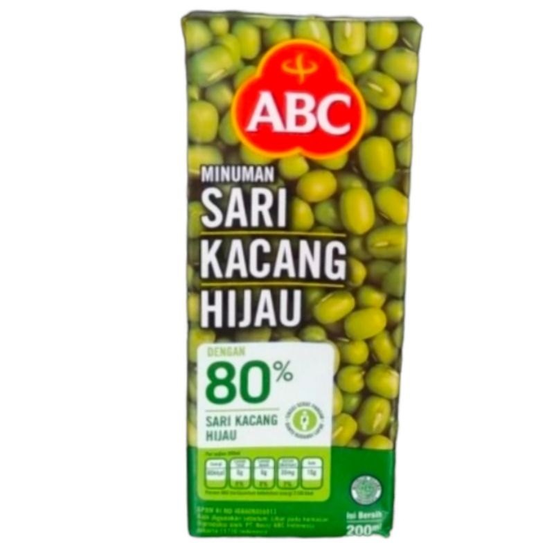 ABC SARI KACANG HIJAU 200ML 1 KARTON 24 PCS