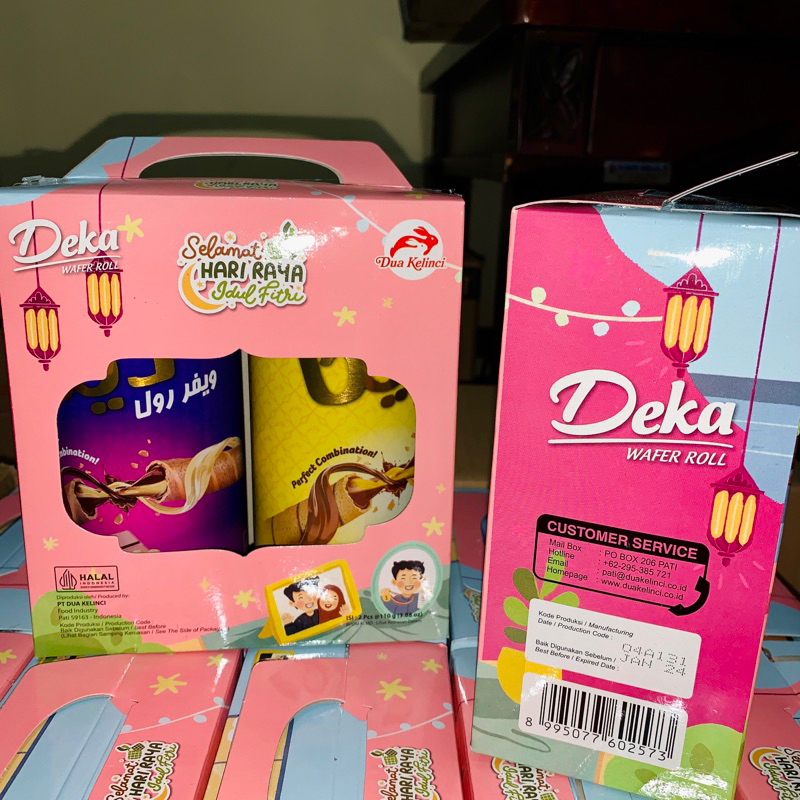 Deka Astor Lebaran| Astor Deka Wafer Roll 360gr | Deka Kaleng Coklat
