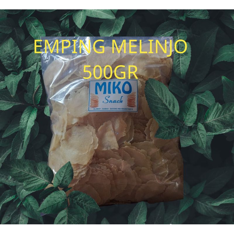 

(500GR) EMPING MELINJO MENTAH KWALITAS SUPER