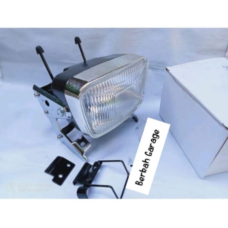 Reflektor Lampu Depan Rx-King New Oval Plus Breket Kualitas