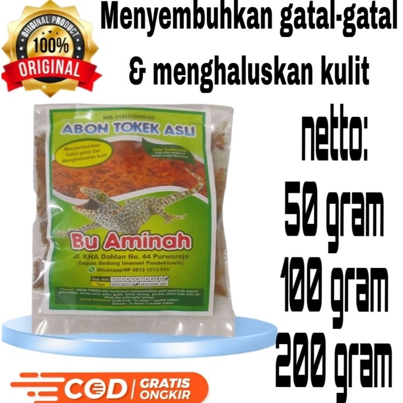 

ABON TOKEK ASLI BU AMINAH OBAT tradisional GATAL KULIT ,ASMA