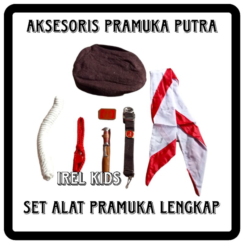 Aksesoris Pramuka Alat Perlengkapan Pramuka Putra Lengkap