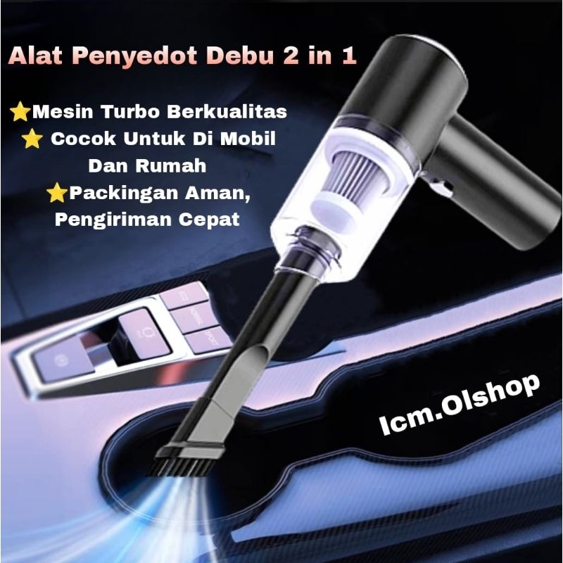 Vacum Cleaner Portabel Mini 2in1 Vacuhm Cleaner Penyedot Debu⭐Icm.olshop⭐