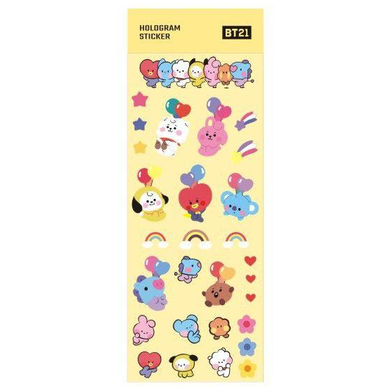 

[READY STOCK] BTS BT21 Stiker Sticker Transparan PVC / Memo Tempel / Index Mark / Alat Tulis Sekolah Kantor Murah Impor