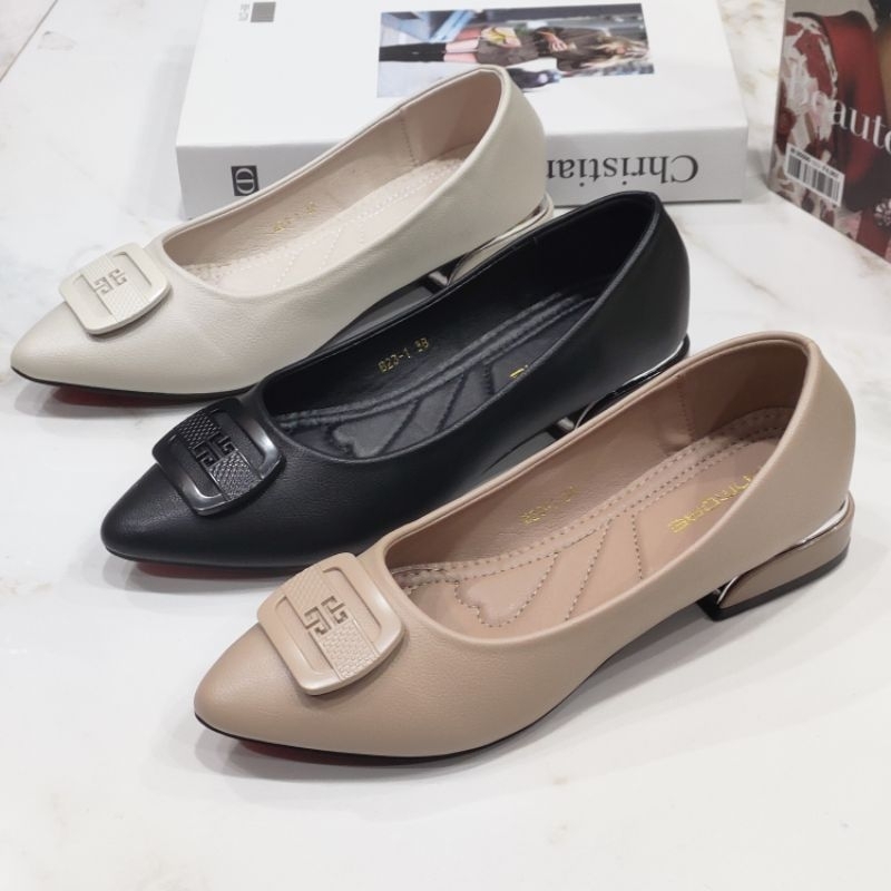 Canmore#B23-1#2023,Sepatu pantofel import wanita ori