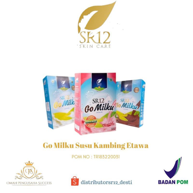 

GO MILKU SR12 SUSU KAMBING ETAWA KUALITAS PREMIUM
