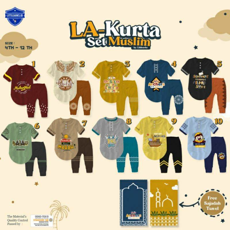 Little Arks LA Kurta Set Muslim