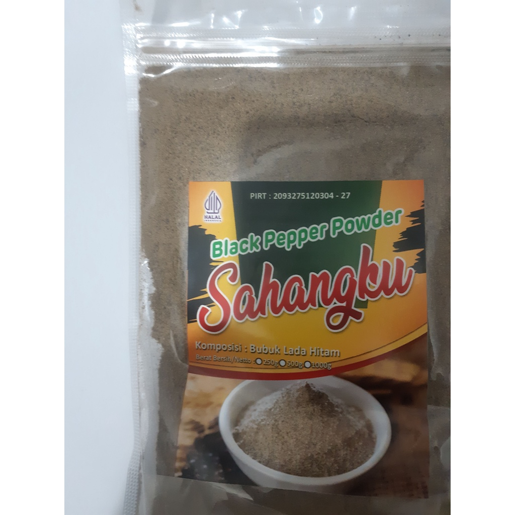 

Sahangku Black pepper powder premium 250 gram/500 gram/1000 gram