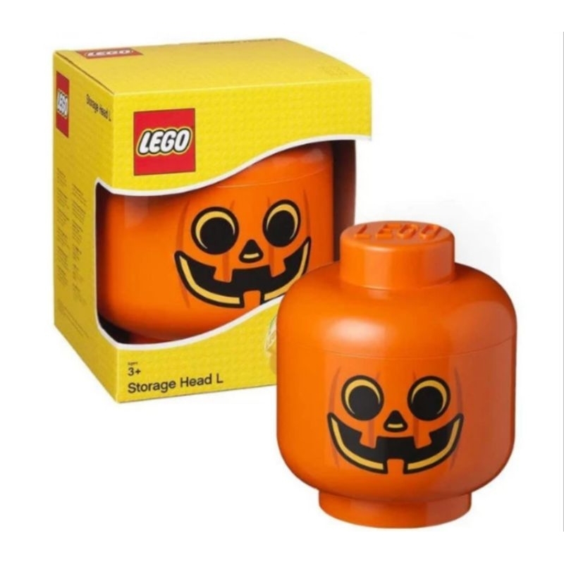 Original Lego Storage Head size L Hallowen / Tempat Penyimpan lego Storage Large Size