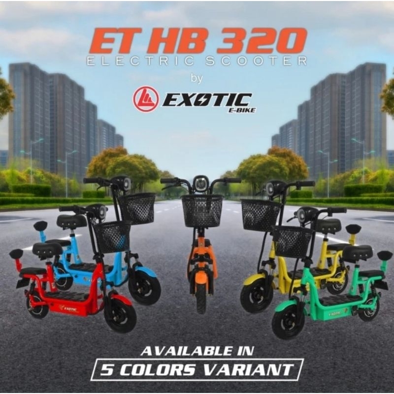 Sepeda Listrik Skuter Listrik Exotic ET HB 320 Garansi Resmi