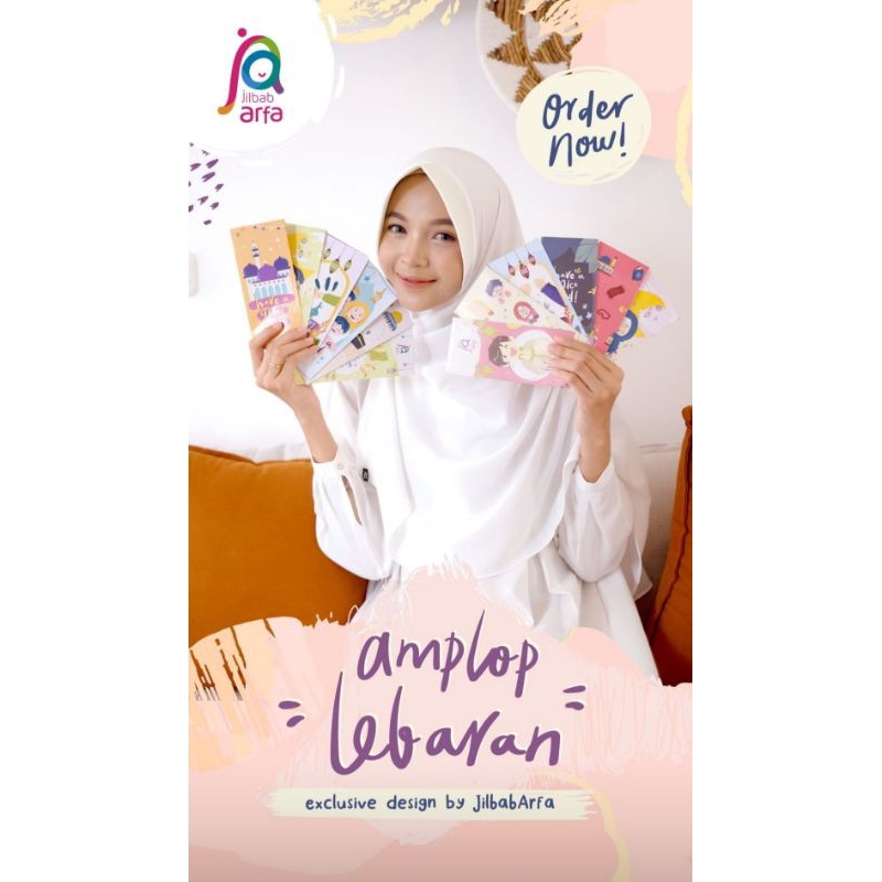 

Amplop Lebaran by Jilbab Arfa isi 24 pcs.