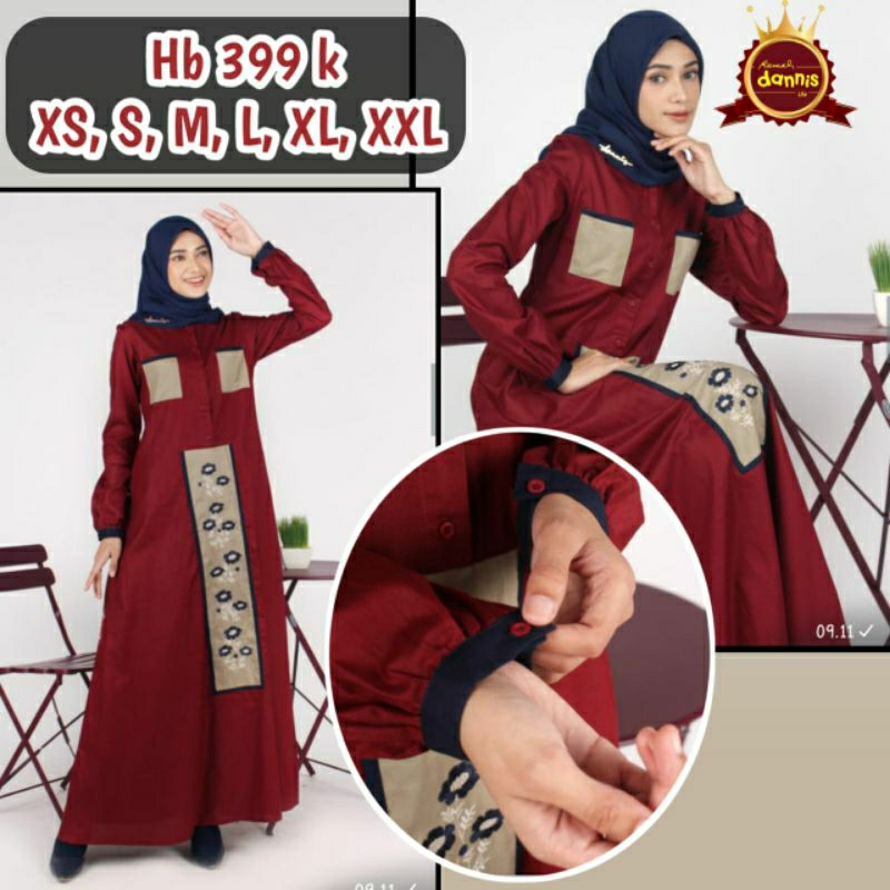 ready abaya dannis terbaru 2023