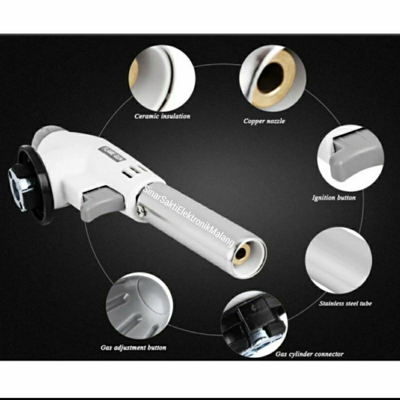 Kepala Gas / Alat Las Portable / Korek Torch Burner Mini Murah