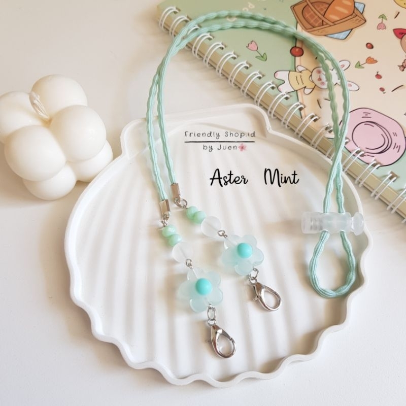 STRAP MASKER HIJAB  2 IN 1 ASTER / KALUNG MASKER / TALI MASKER / LANYARD MASK STOPER 2IN1