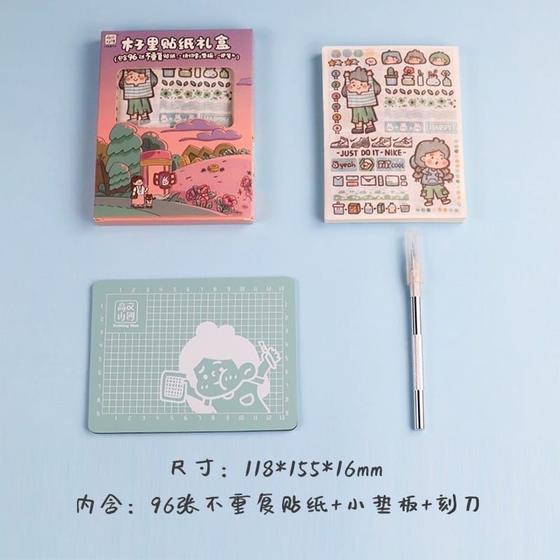 

sticker 2d Tumbler stiker hp laptop mainan karakter lucu viral