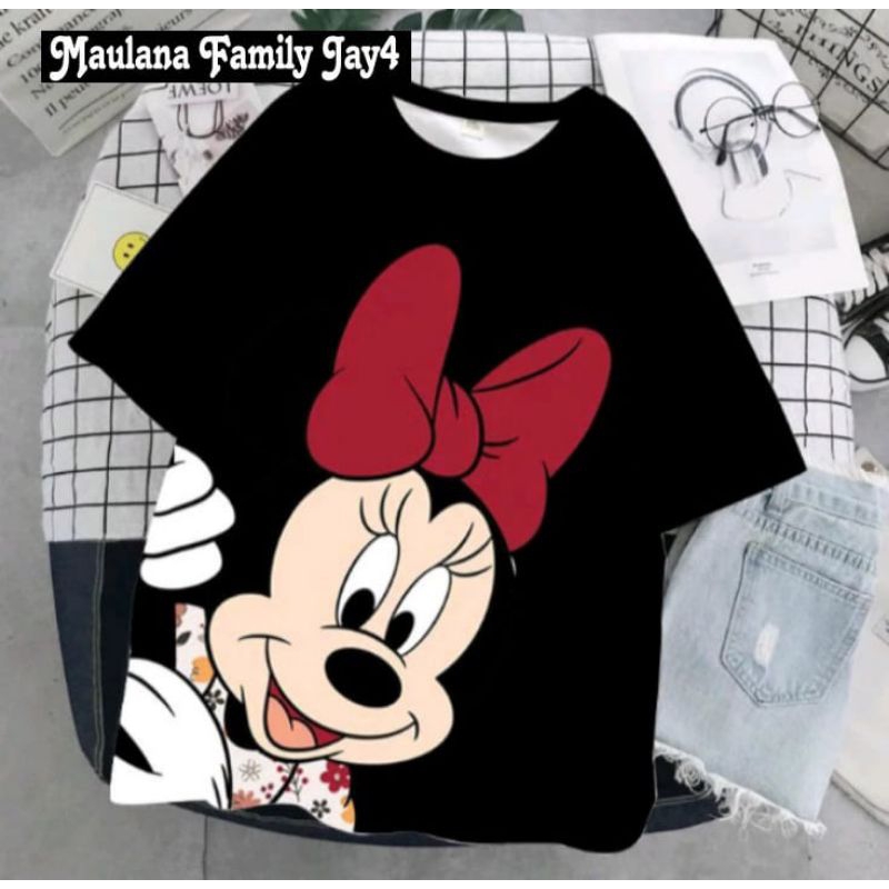 KAOS WANITA JUMBO MICKEY MOUSE (KODE E) MFJcollection
