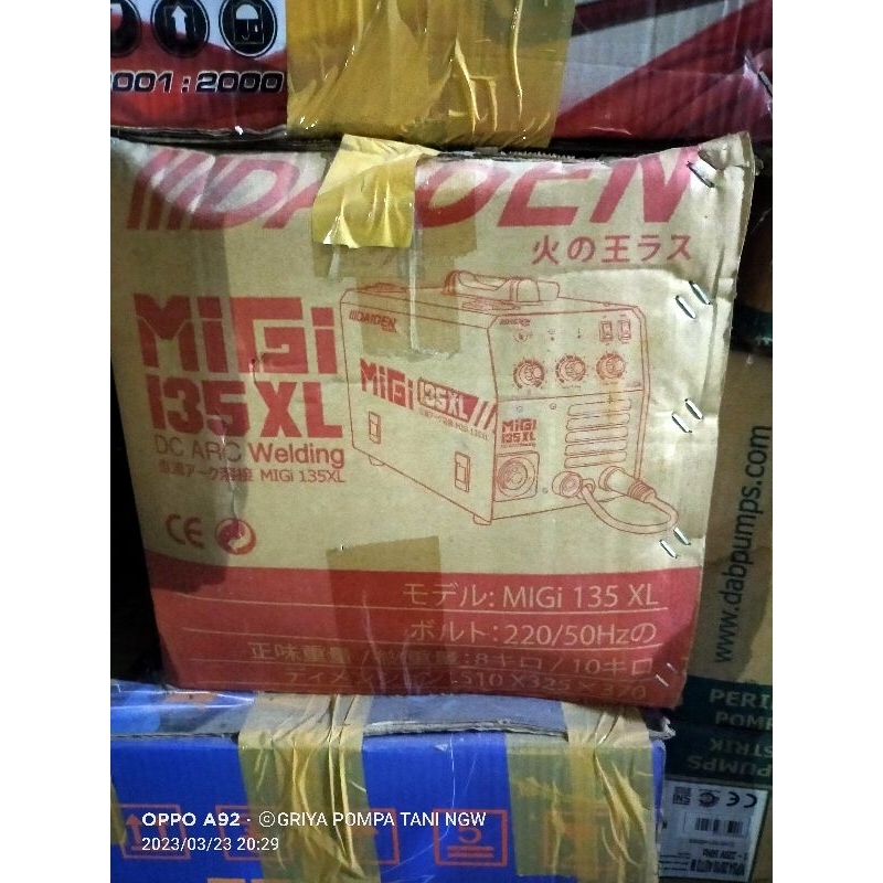 MESIN LAS LISTRIK DAIDEN MIGI 135XL