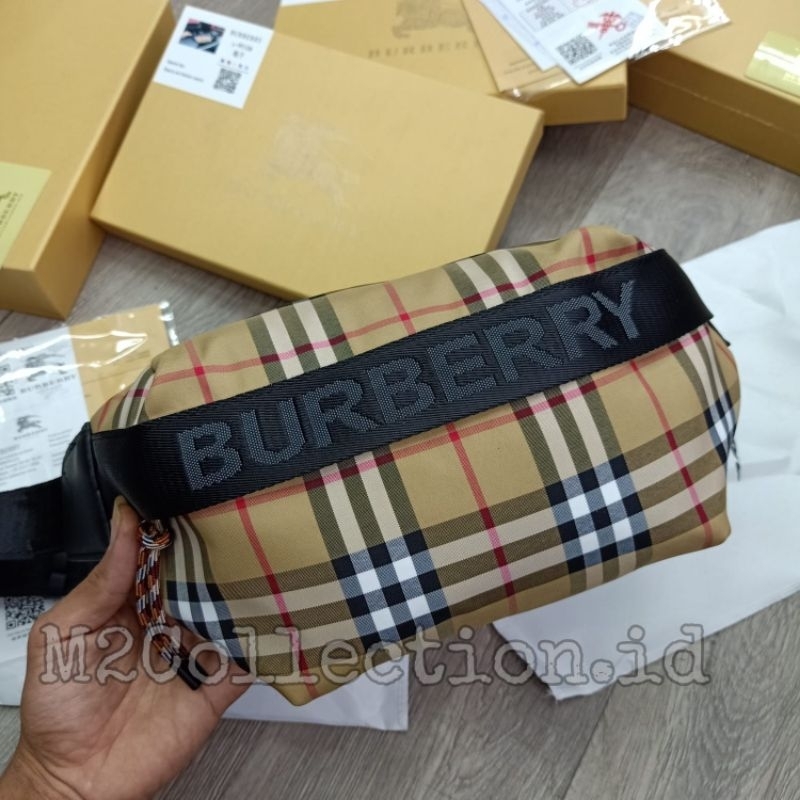 Waistbag BURBERRY Logo Detail ECONYL® Sony Bumbag Premium Quality