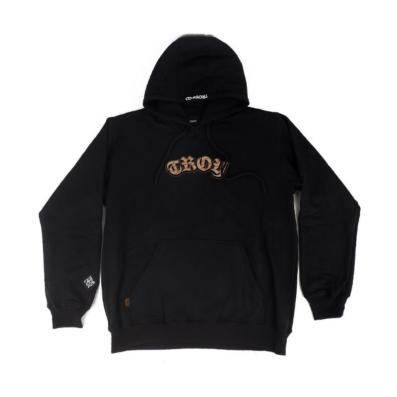 HOODIE TROY COMPANY BLACK KH 249