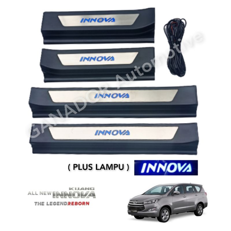 Door Sillplate Samping INNOVA REBORN 2016-2022 + Lampu