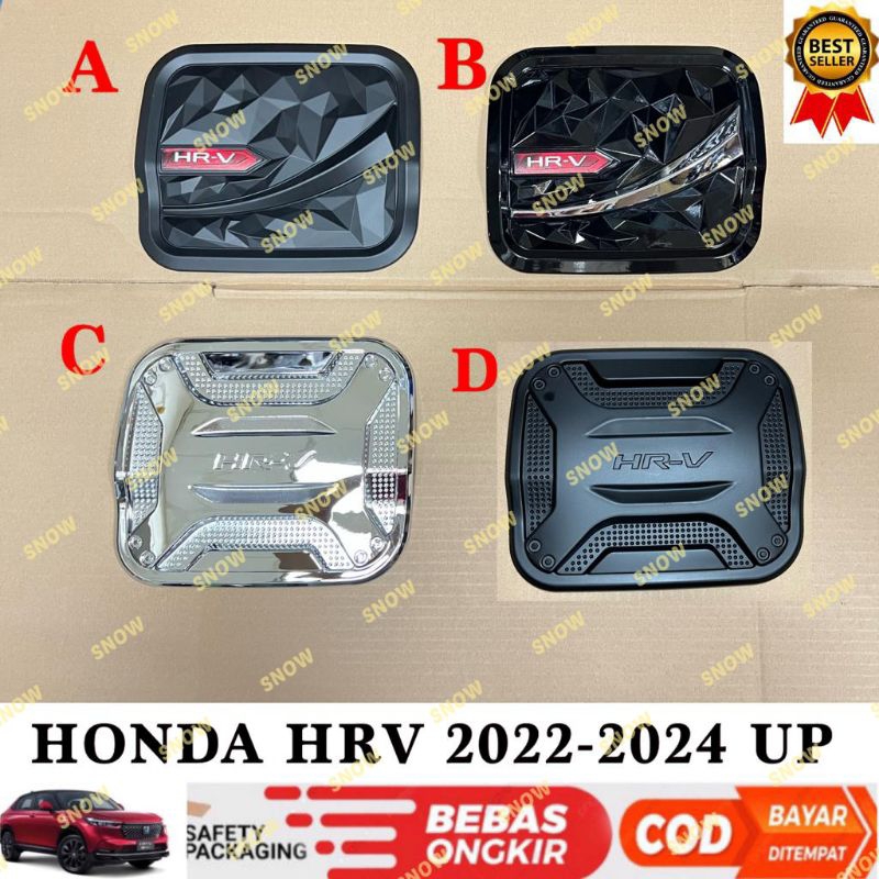 Tank Cover Honda Hrv HR-V 2022 2023 2024 Diamond Xtivo Hitam Chrome