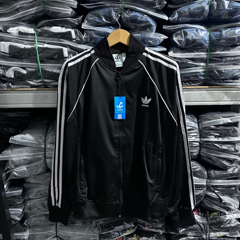 jaket tracktop pria adidas premium - jaket baseball adidas casual outdoor