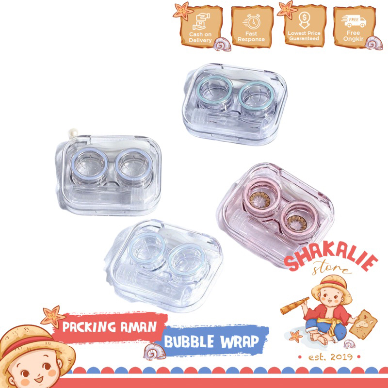 Kotak Tempat Penyimpanan Lensa Mata Soflens