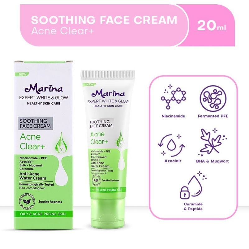 Marina Face Cream 20 ml | Marina Krim Wajah