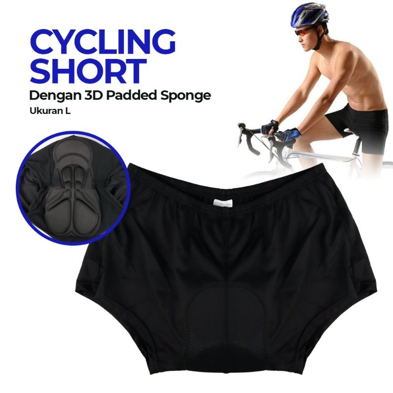 BALIGHT DALAMAN CELANA SEPEDA RPM CYCLING SHORT DENGAN 3D PADDED SPONGE - CK01 .. PADING DALEMAN CELANA SEPEDA