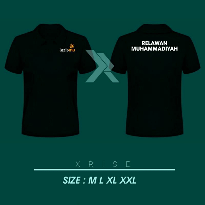 KAOS POLO KERAH LAZISMU RELAWAN MUHAMMADIYAH
