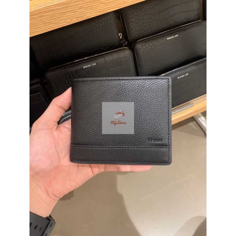 Dompet Lipat Pria Fashion Dompet Pendek Lelaki Kecil Wallet Simple Keren Bahan Premium
