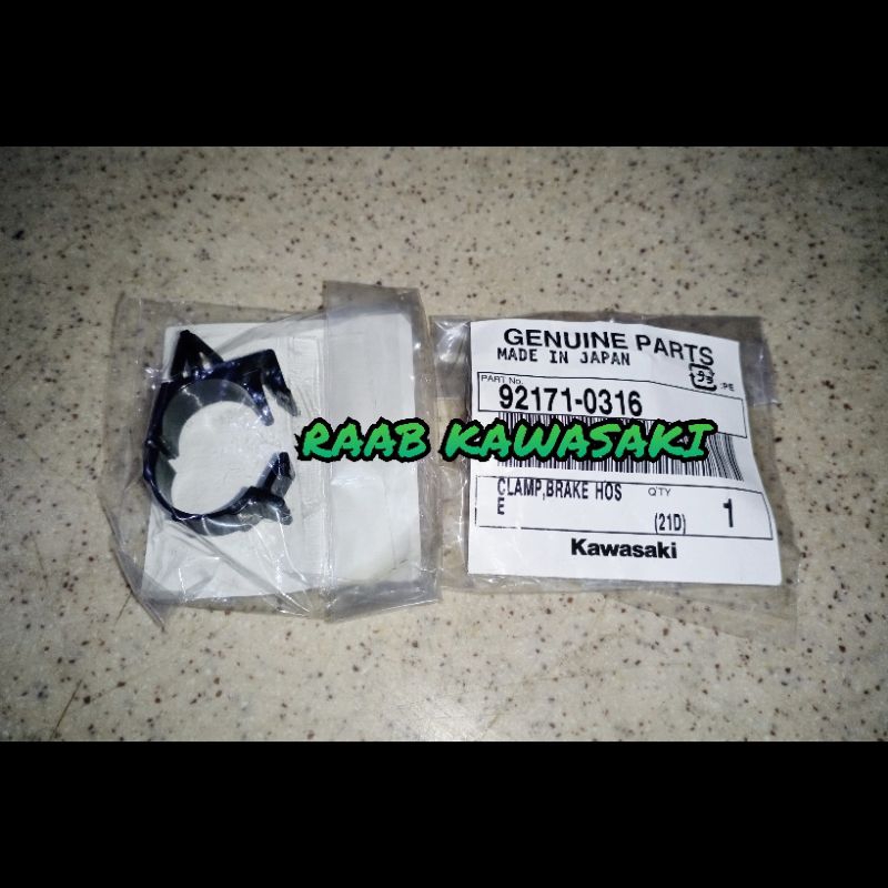 CLAM KABEL SELANG REM DEPAN VERSYS 650 ORIGINAL KAWASAKI
