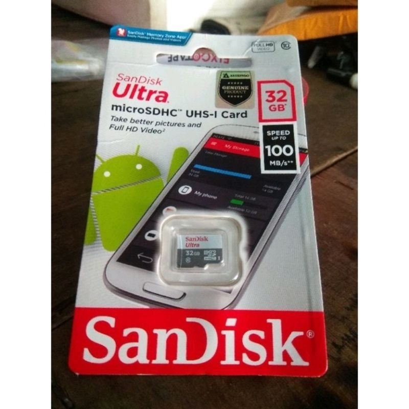 Micro SD Card / Mmc Sandisk 16 GB / 32 GB / 64 GB Class 10 Original