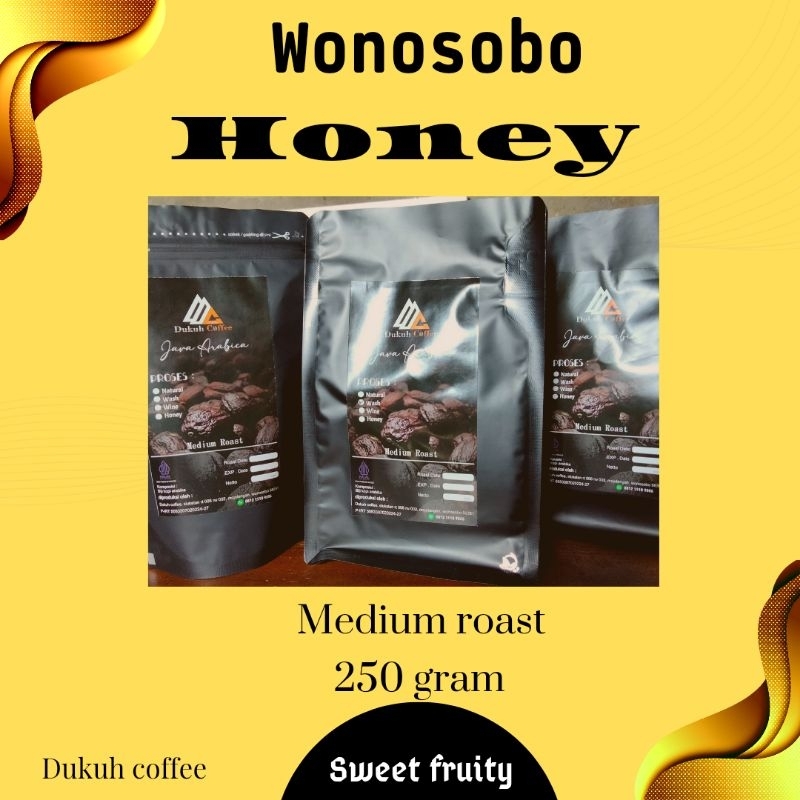 

kopi bubuk 250 gram arabica honey wonosobo