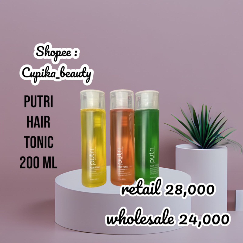 [uo] 200 ml -- putri hair tonic -- Hair tonic Putri 200 ml