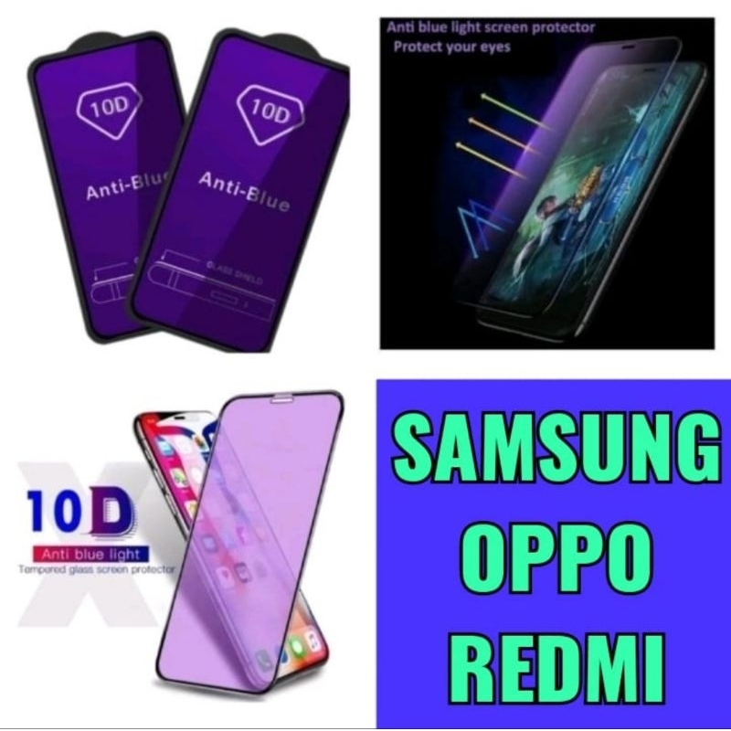 Tempered Glass Anti Blue Light Samsung Oppo Redmi ★★★★★★