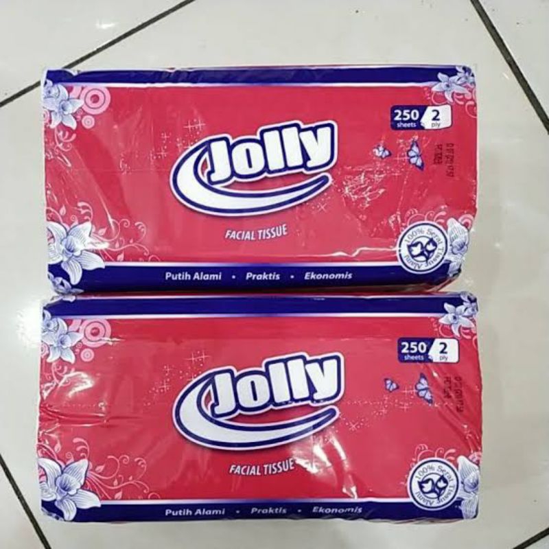 Tissue facial 250lembar/ Tissue wajah 250lembar/ tissue jolly 250sheet