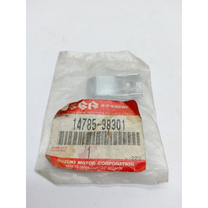 14785-38301 clamp klem kancingan pelindung knalpot suzuki thunder 250 original asli SGP nos japan