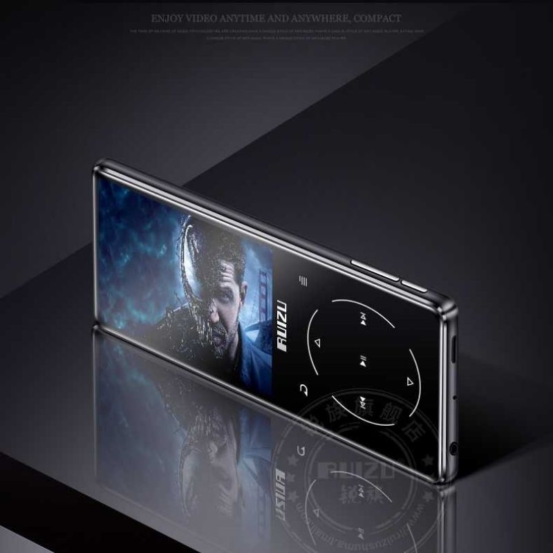 RUIZU MP3 Player Bluetooth 4.1 DAP FLAC JPG E-Book Radio FM 2.4 Inch - D16