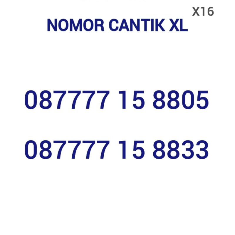 NOMOR CANTIK XL KARTU PERDANA 90