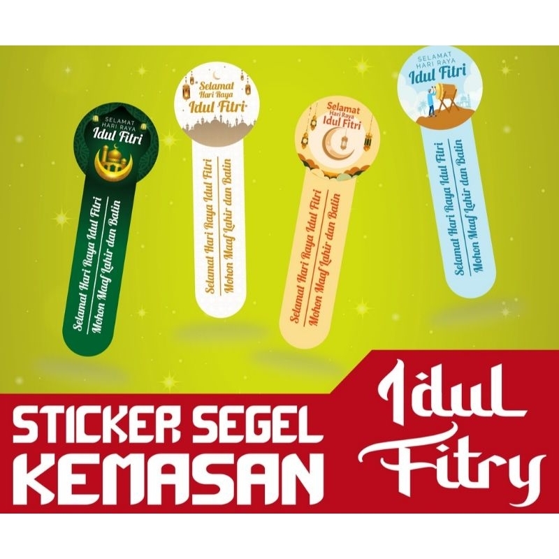 

Sticker Segel Toples Lebaran Idul Fitri