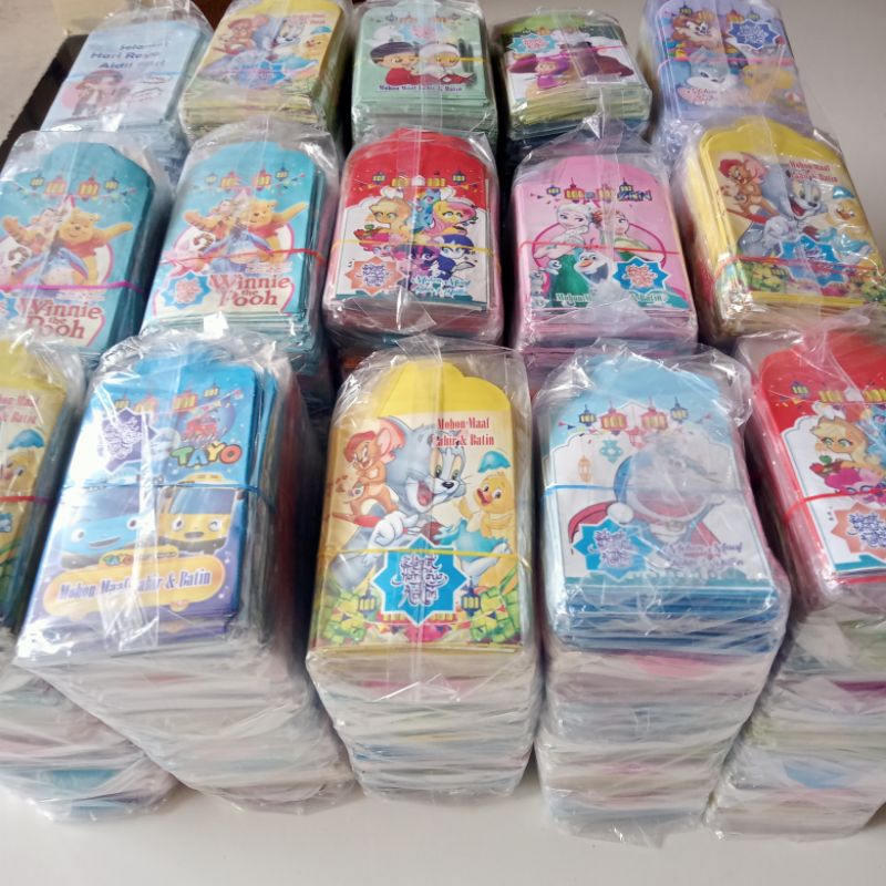 Amplop lebaran karakter / angpao lebaran ramdom