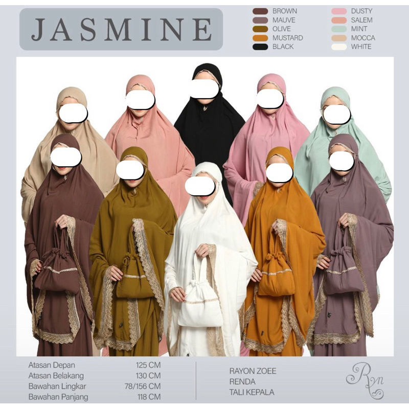 MUKENA POLOS RYN ORI JASMINE